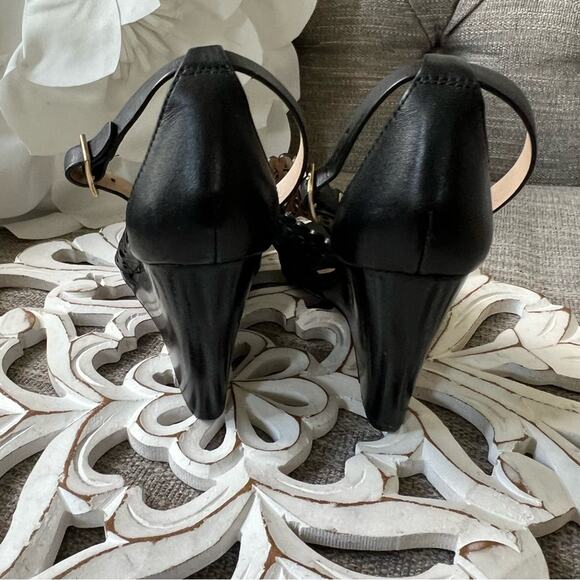 Tory Burch Wedge Heels Sandals Shoes Women’s 6 - Picture 4 of 10